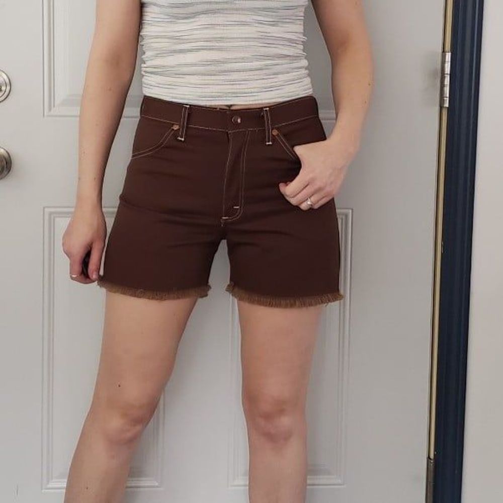 70s/80s Brown Cut Off Shorts